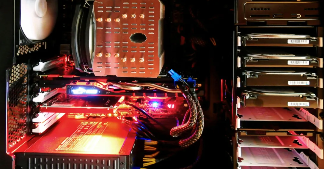 Inside computer